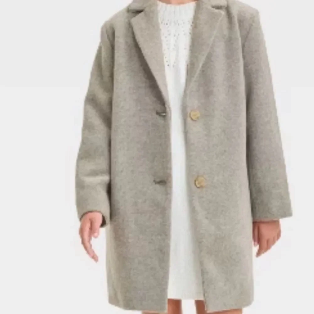 🗣️LAST DEAL👤Cat & Jack Classic Gray Pea Coat
